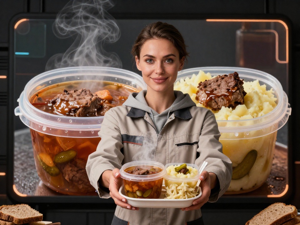 Иллюстрация шагов организации питания